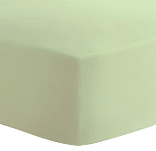 Kushies Solid Cotton Jersey Crib Sheet - Green