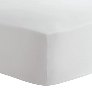 Kushies Solid Cotton Jersey Travel Crib Sheet - White