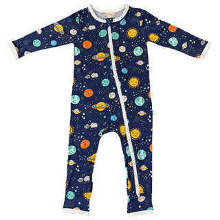 Macaron and Me Coverall with Zipper - Peaceful Planets