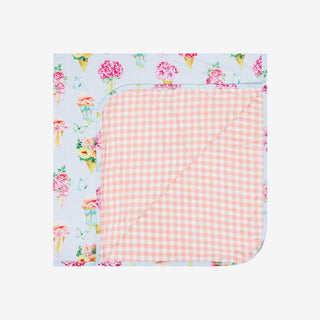 Posh Peanut Baby Girls Patoo Blanket, Camille and Lilia - One Size