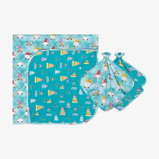 Posh Peanut Baby Patoo and Lovey Blanket Set, Gnomey - One Size - PRE-SALE
