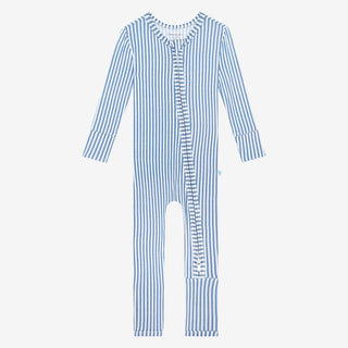 Boy's Bamboo Convertible Footie Romper - Harrison Posh Peanut Size: Newborn