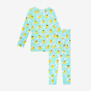 Posh Peanut Boys Long Sleeve Pajama Set - Ducky Ducks