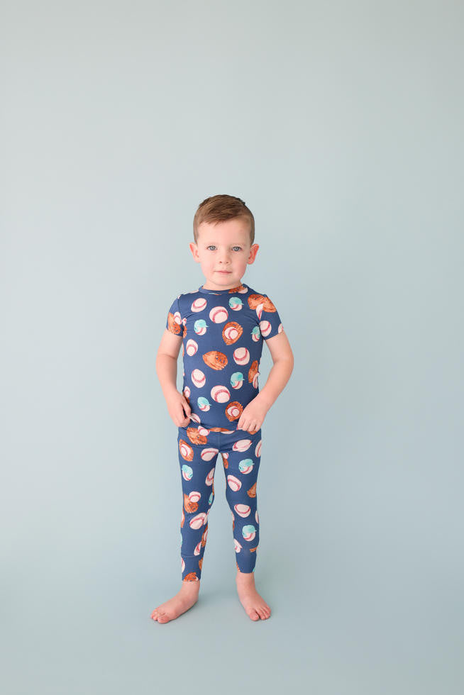 Boy's Short Sleeve Pajama Set - Homer (Baseball)