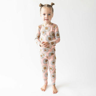 Posh Peanut Girls Long Sleeve Pajama Set - Millie Floral