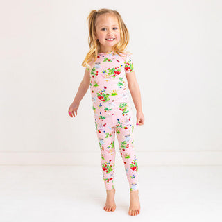Posh Peanut Girl's Short Sleeve Pajama Set - Annabelle (Fairies)
