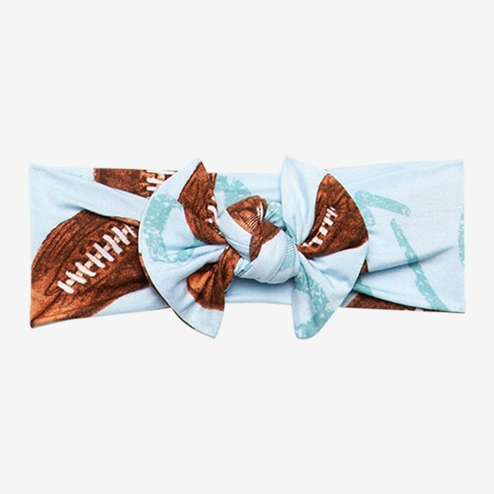 Posh Peanut Infant Headwrap with Bow Field Day Baby Riddle