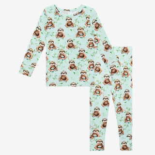 Posh Peanut Long Sleeve Pajama Set - Normandie