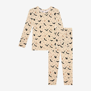 Posh Peanut Long Sleeve Pajama Set - Spooky Bats