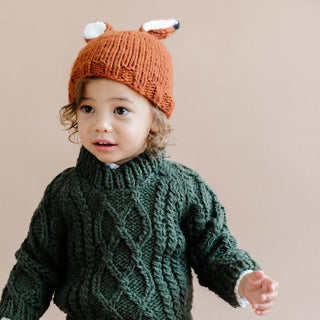 The Blueberry Hill Rusty Fox Hand Knit Hat - Cinnamon – Baby Riddle